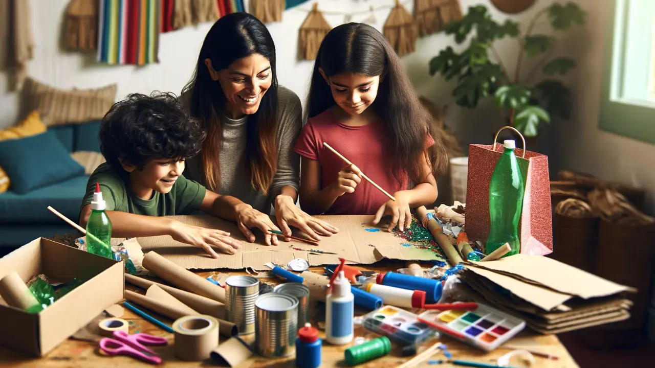 Enseñar la importancia del reciclaje y cómo podemos reutilizar materiales en el hogar.
