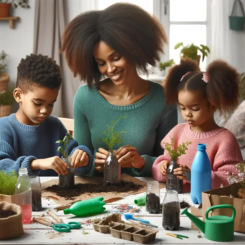 proyectos creativos y ecológicos para niños de 8 años